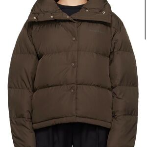 NWT ACNE STUDIOS
Brown Quilted Down Puffer Jacket